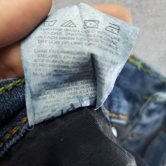 Wrangler Jeans Mens 30x32 Blue Retro Slim Straight Stretch Denim - Picture 7 of 14